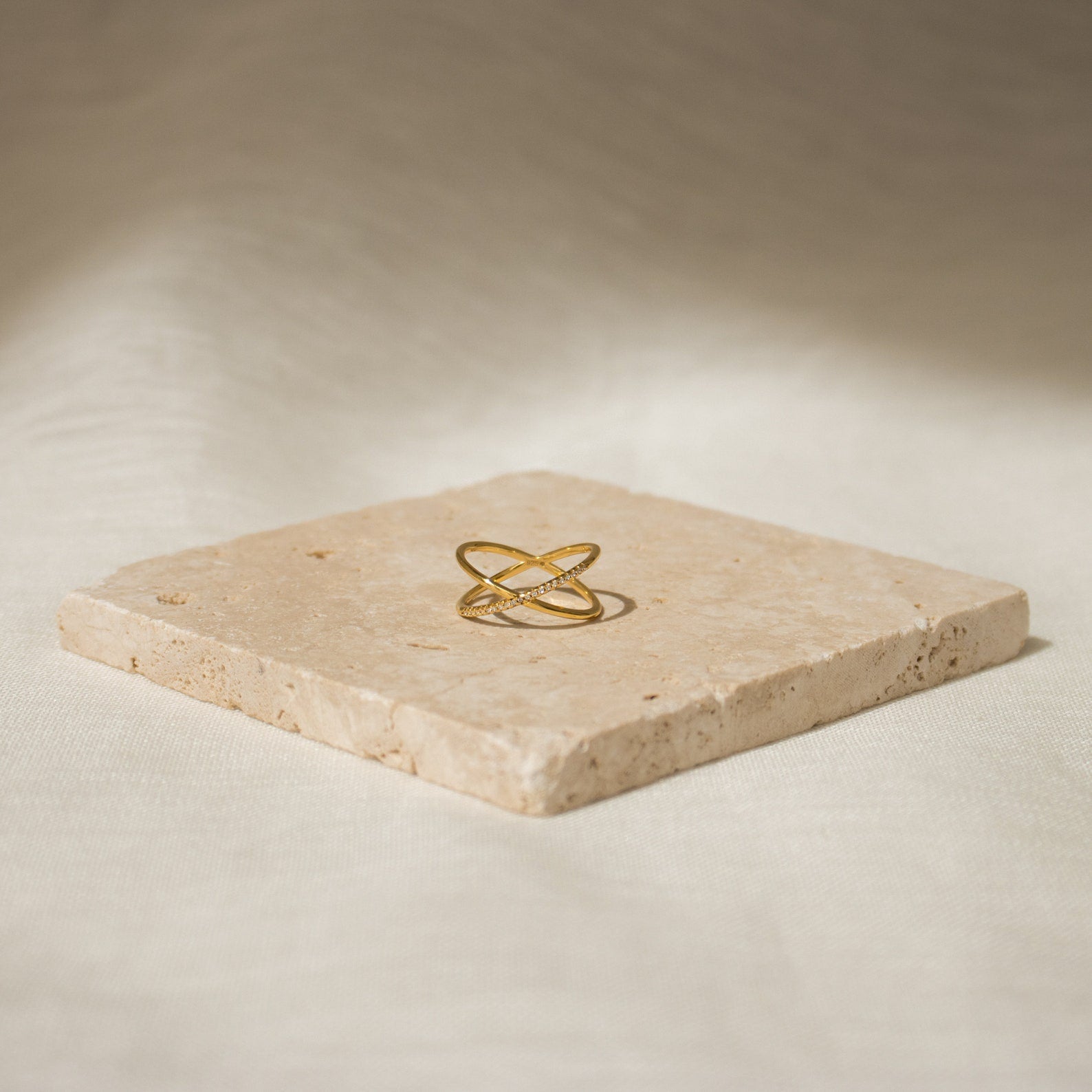 Lena – Luxus Pavé X Ring