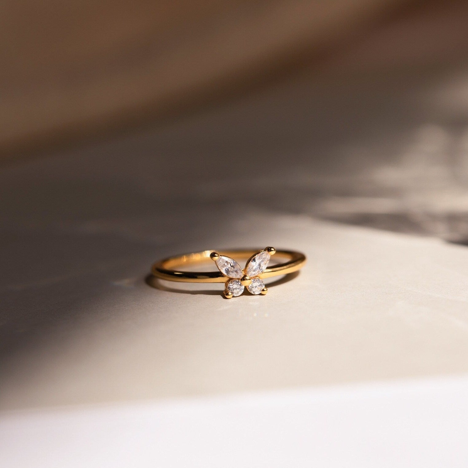 Schmetterling – Eleganter Diamantring