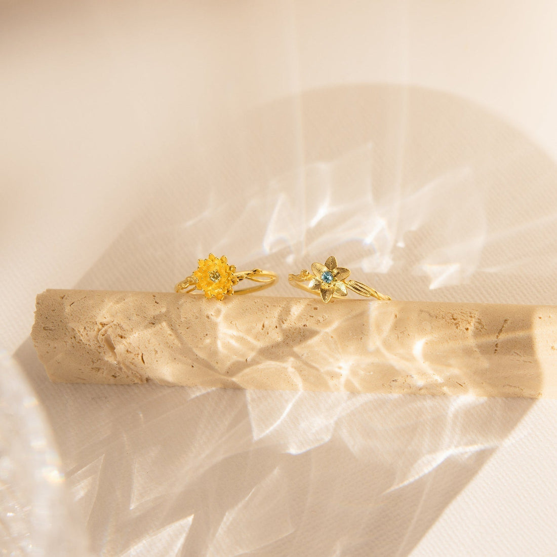 Flora – Blumenring mit Geburtsstein