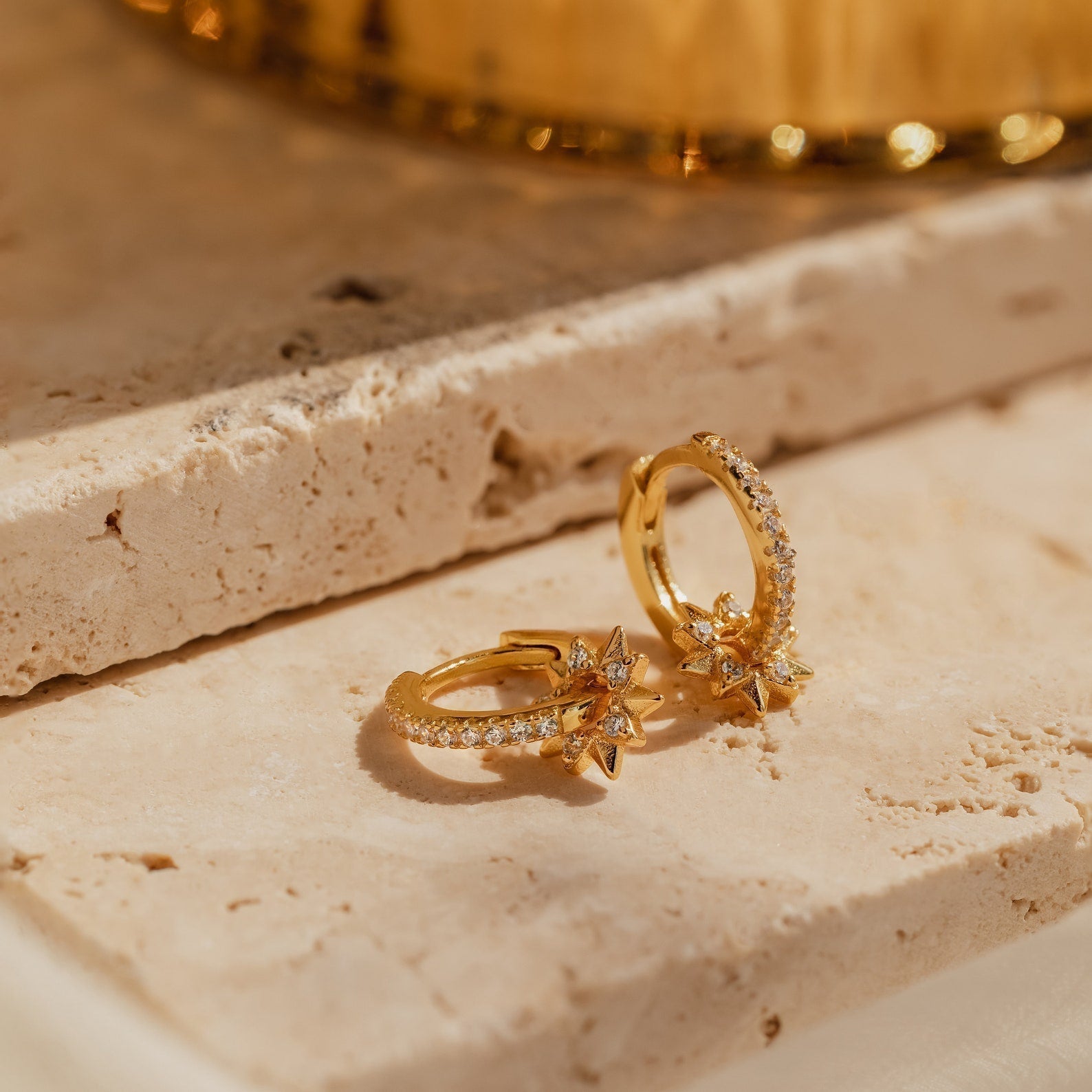 Natalia – Pavé Soleil Creolen