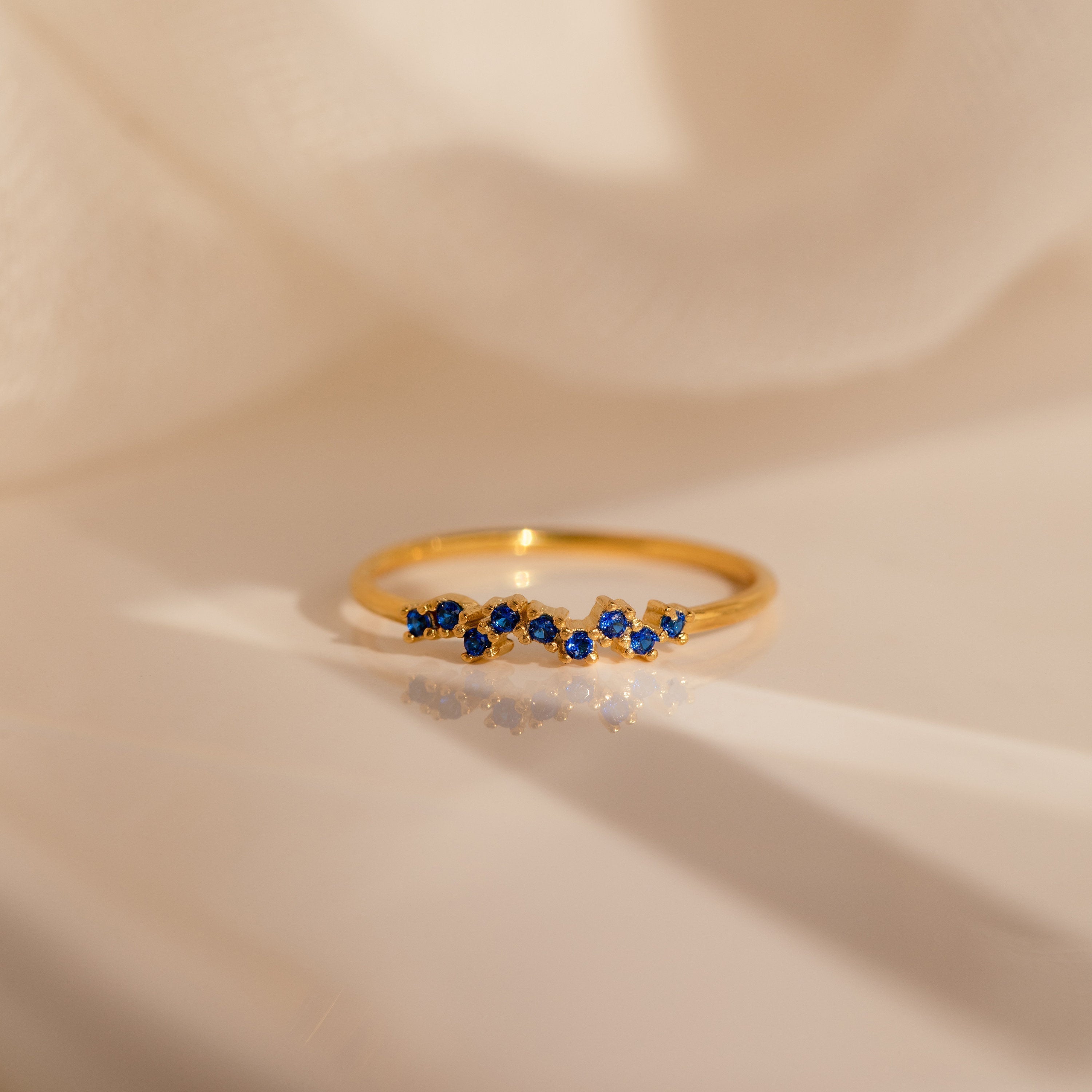 Lila – kleiner Cluster-Ring