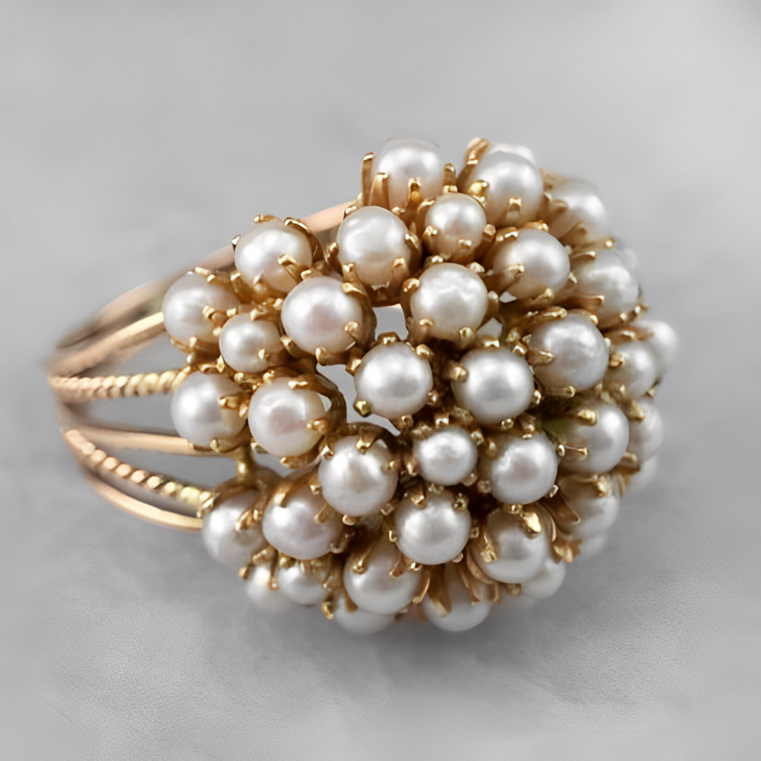 Sharnie – Ring mit eingearbeiteten Perlen