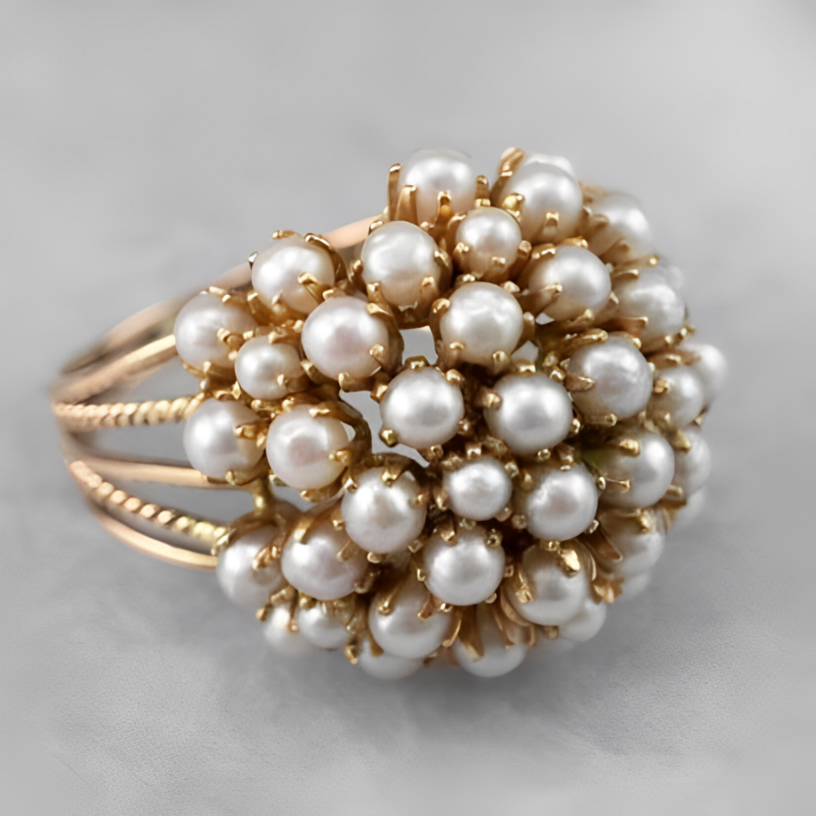 Sharnie – Ring mit eingearbeiteten Perlen