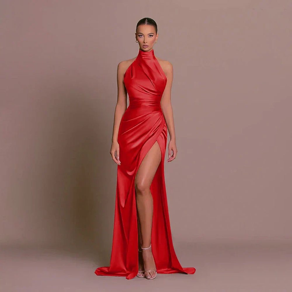 Avigail - Schickes Abendkleid mit hohem Schlitz