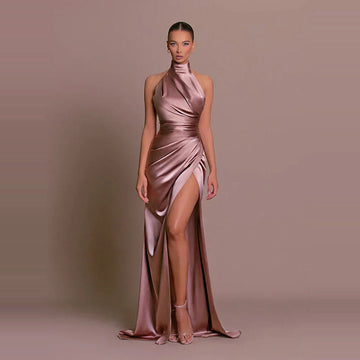 Avigail - Schickes Abendkleid mit hohem Schlitz