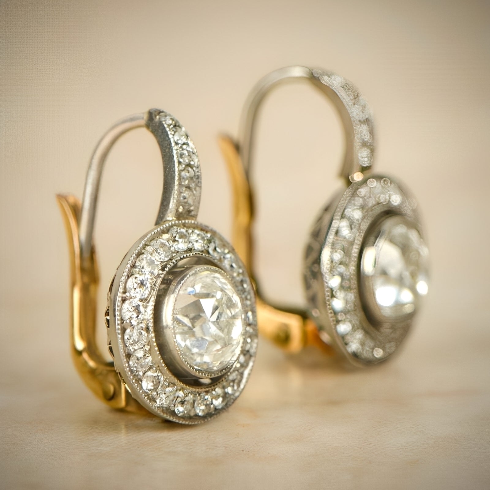 Adele – Vintage-Ohrringe aus Silber und Zirkonia