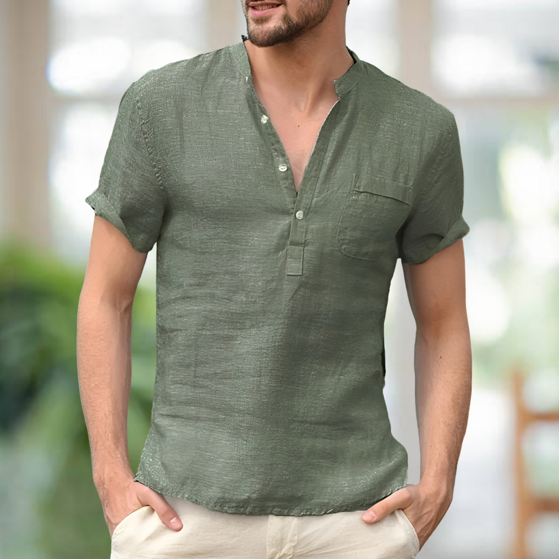 Korbin - Bequemes V-T-Shirt