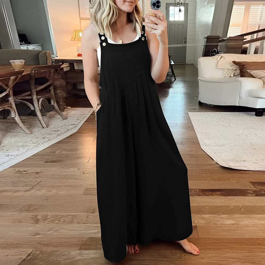 Chloe - Damen-Jumpsuit mit weitem Bein, elegant