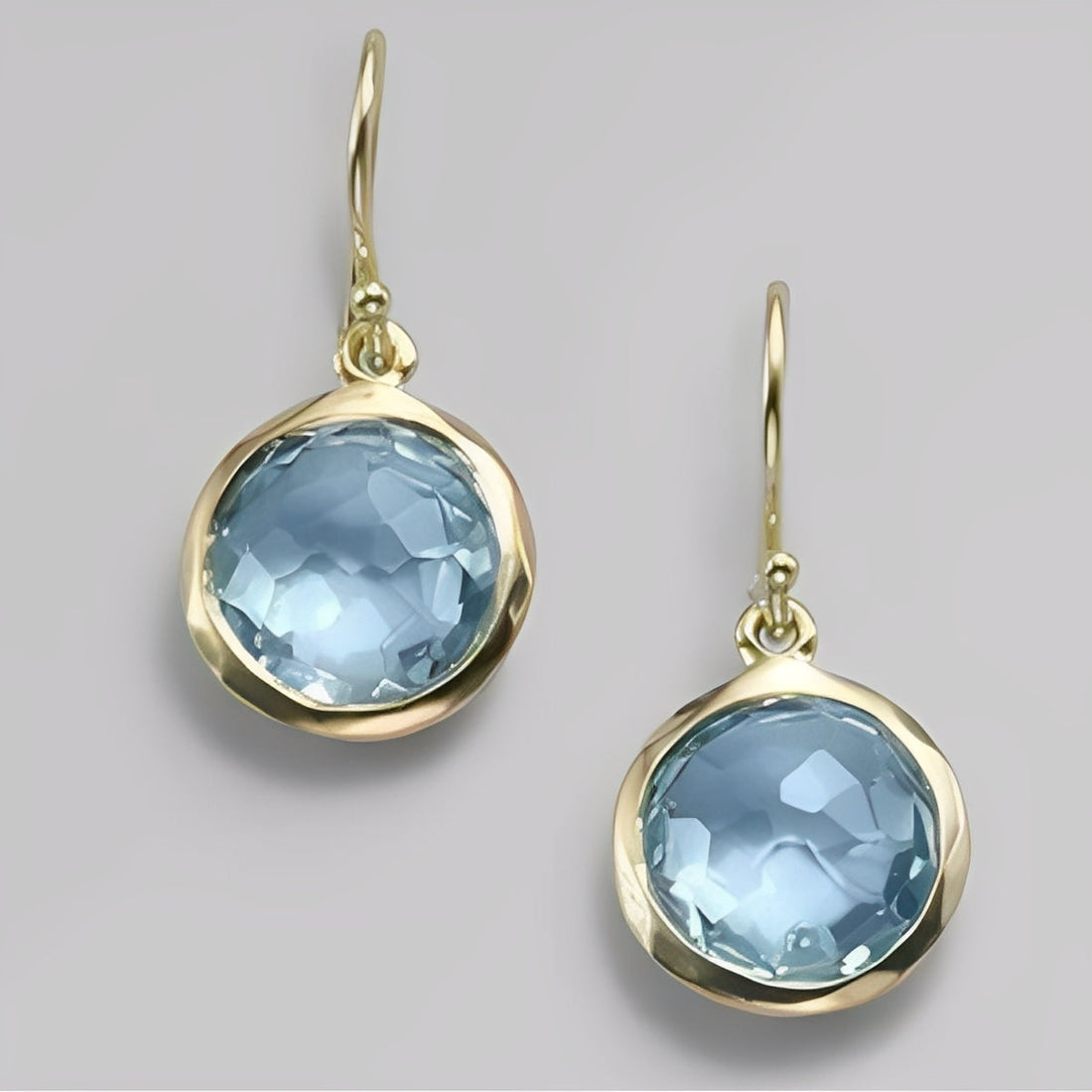Azura – Vintage-Ohrringe mit blauen Kristallen