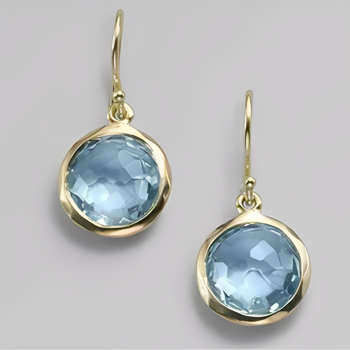 Azura – Vintage-Ohrringe mit blauen Kristallen