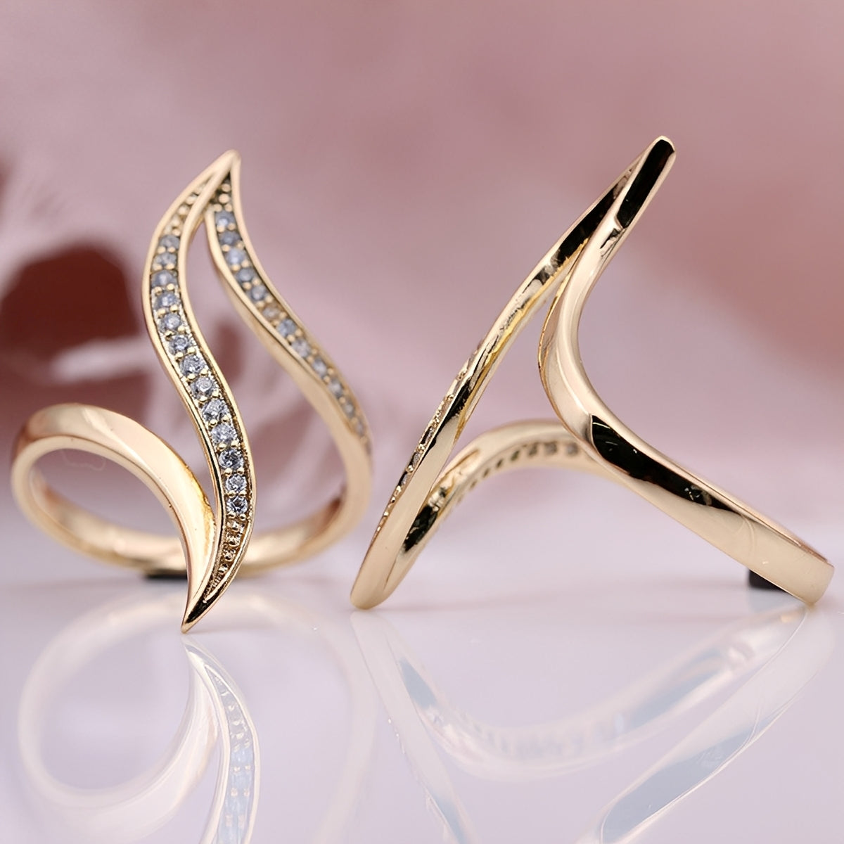 Brianna – Goldring mit Diamanten