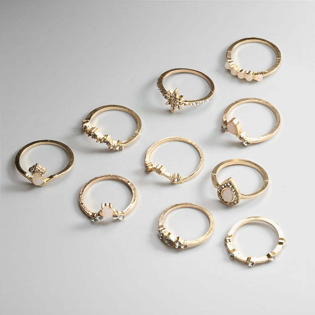 Luna – Premium-Paket mit 8 bis 12 einzigartigen Ringen