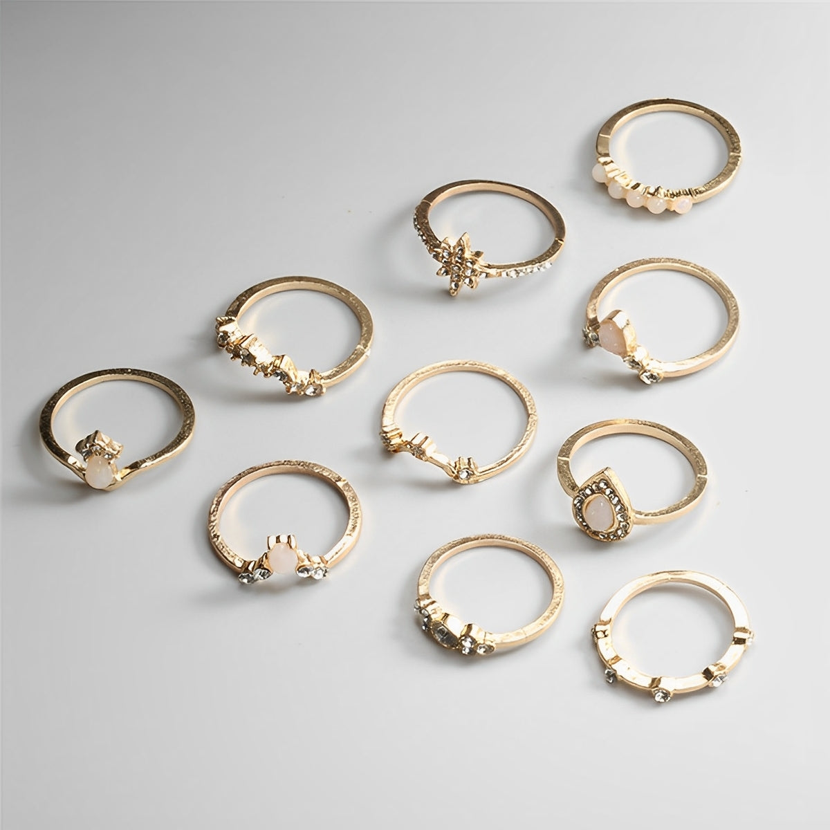 Luna – Premium-Paket mit 8 bis 12 einzigartigen Ringen