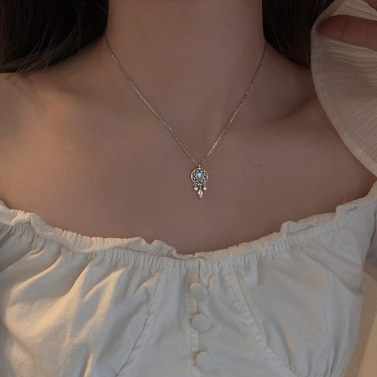Arianne – Elegante Traumfänger-Halskette