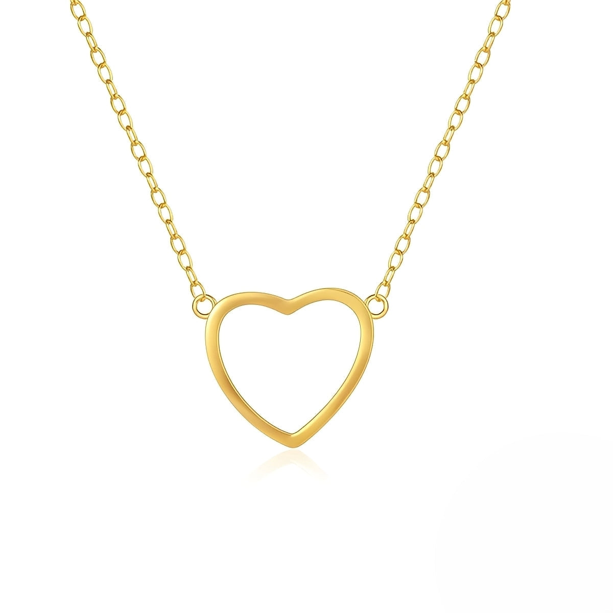 Mika – Zarte goldene Herzanhängerkette