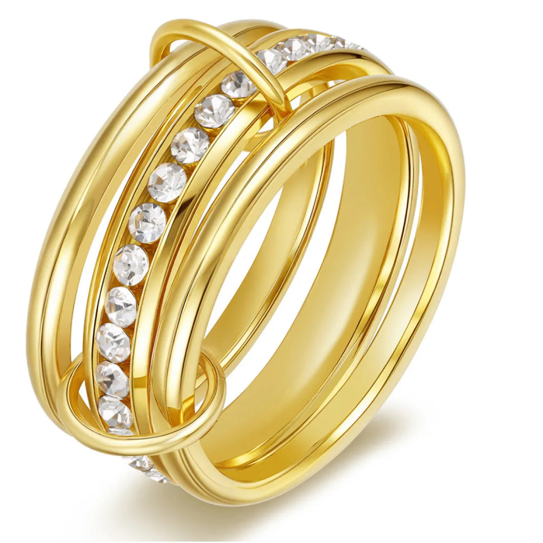 Glenda – Stapelbarer Diamantring