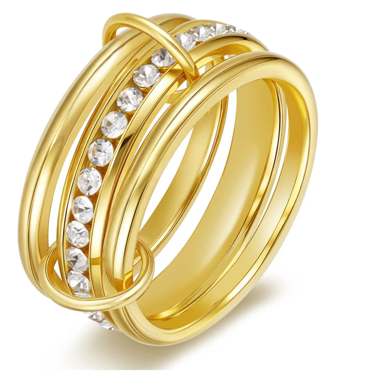 Glenda – Stapelbarer Diamantring