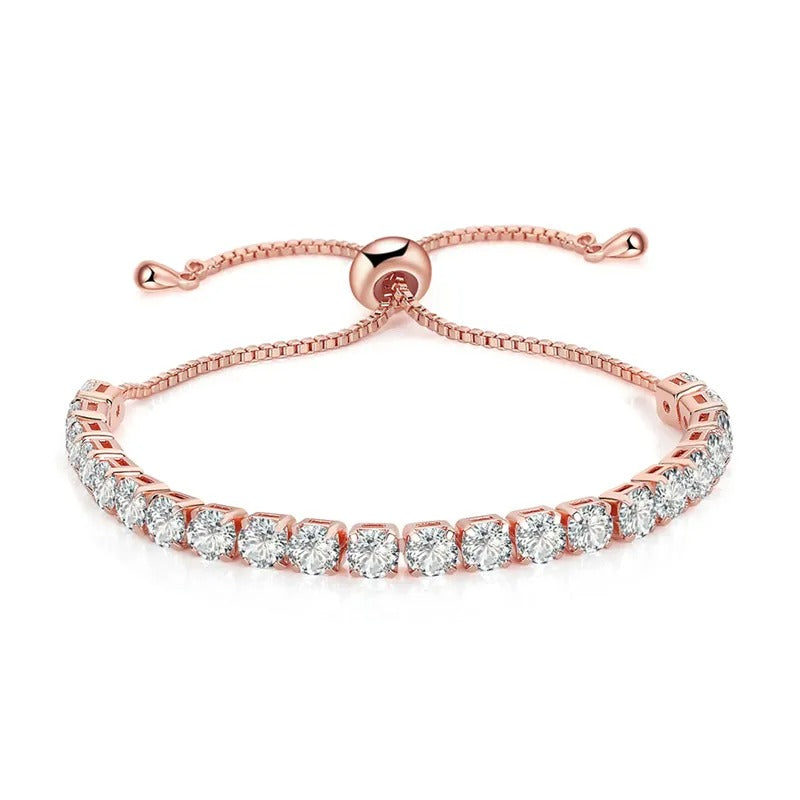 Nami – Glänzendes Tennisarmband in Opal