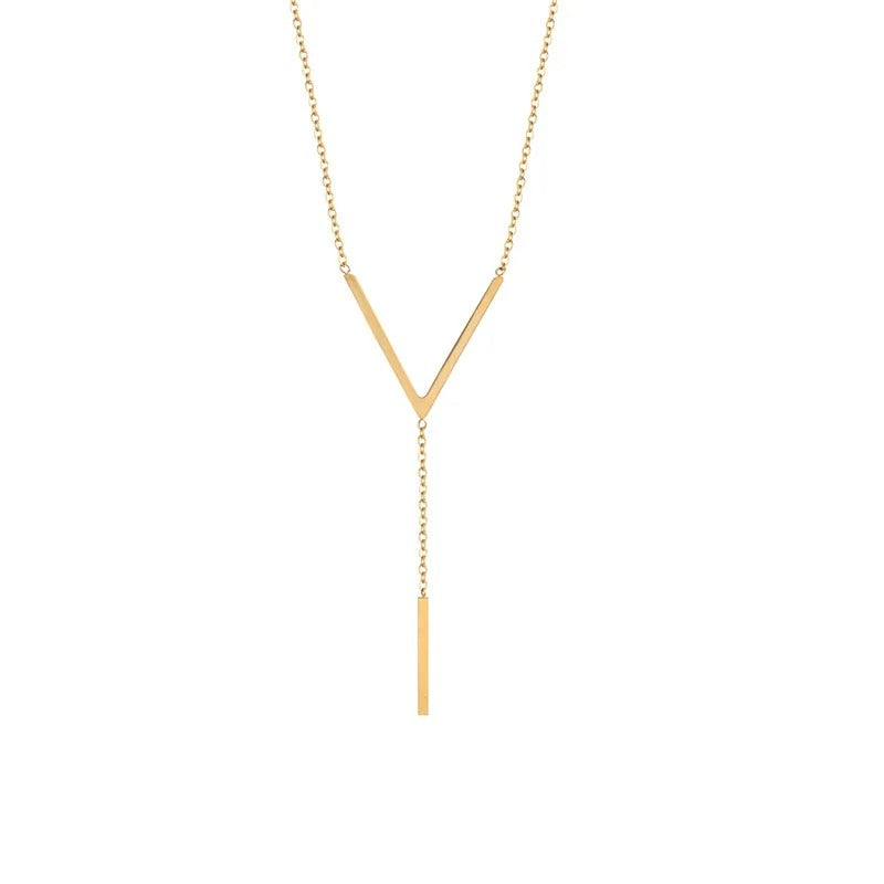 Vera – Kette mit geometrischem Anhänger