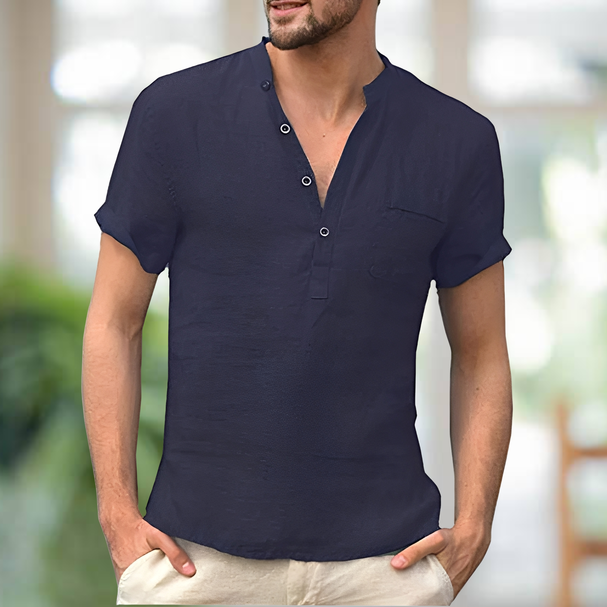 Korbin - Bequemes V-T-Shirt