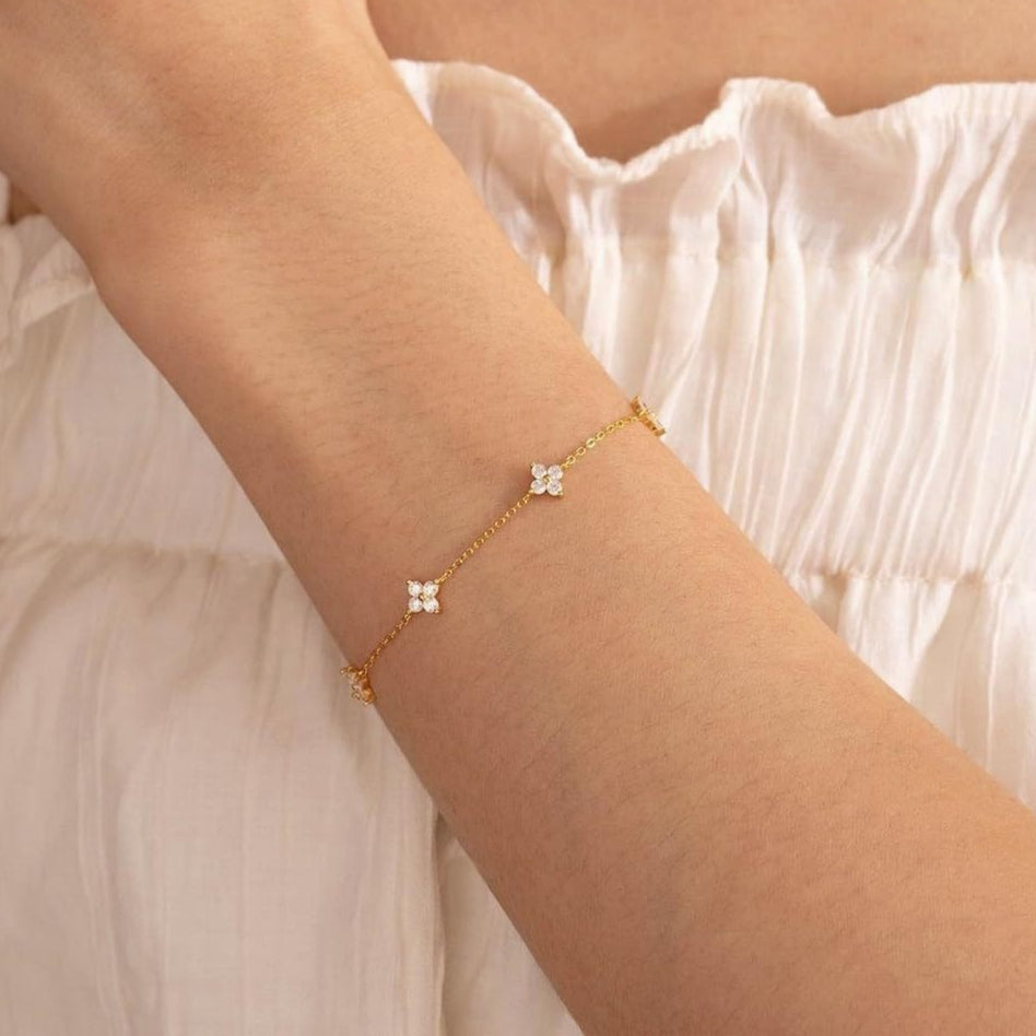 Soline – Armband mit klarem Kristall
