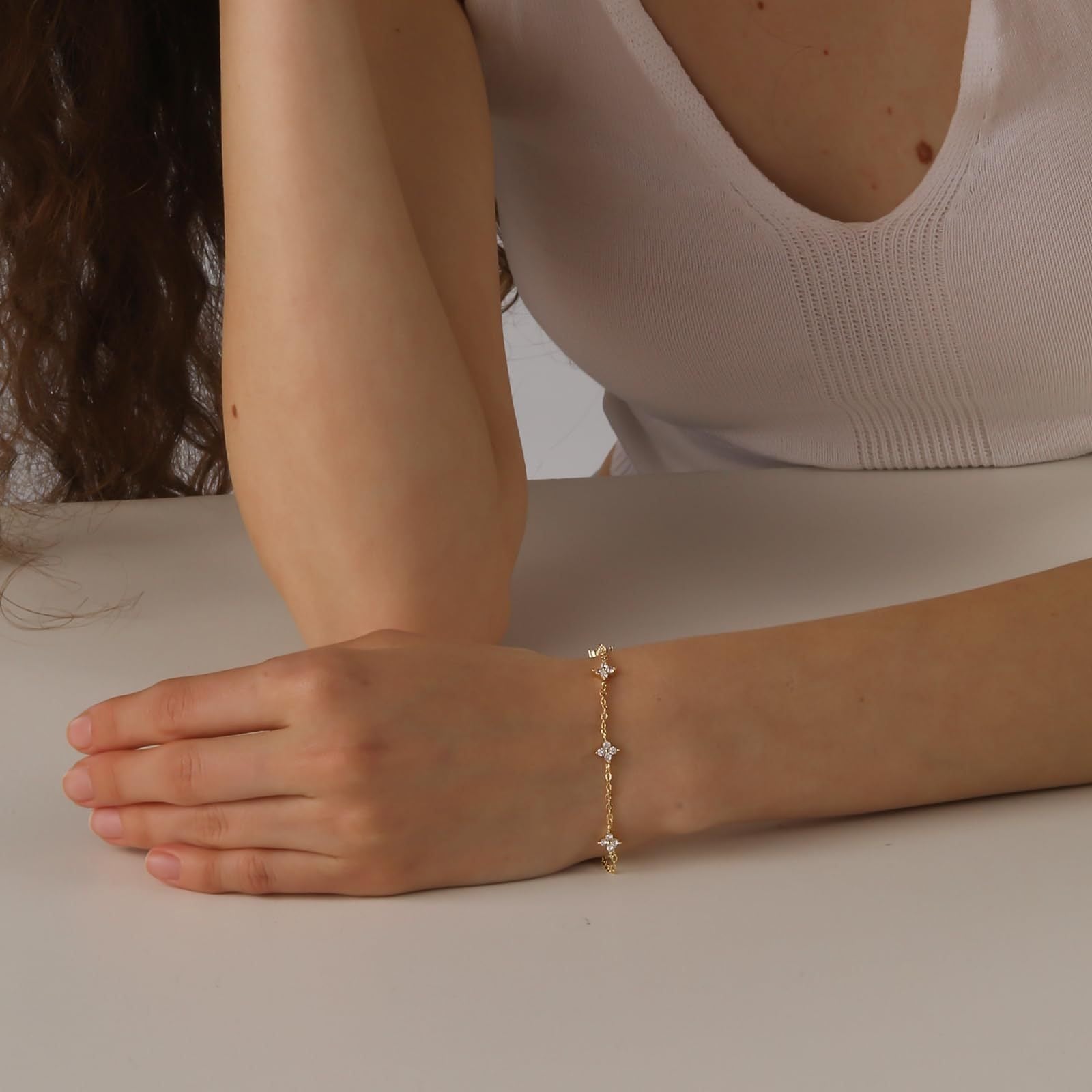 Soline – Armband mit klarem Kristall