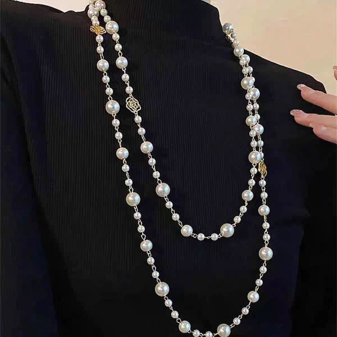 Collen – Elegante Goldhalskette mit Perle