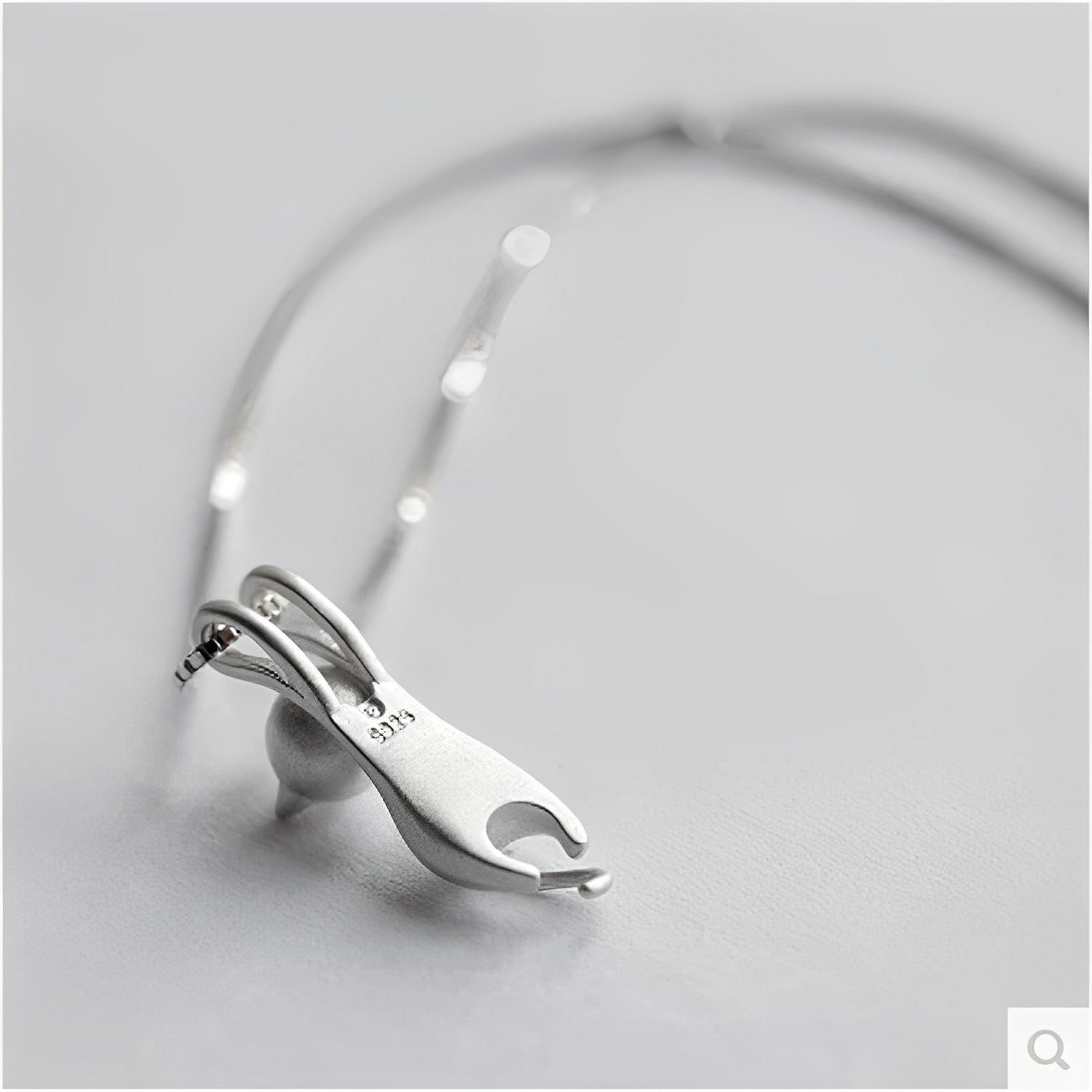 Mina – Verspielt Silber 925 Katzenhalskette