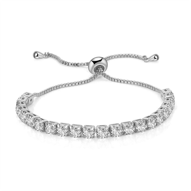 Nami – Glänzendes Tennisarmband in Opal