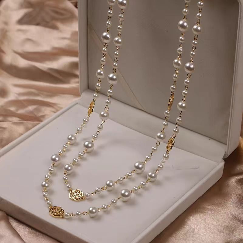Collen – Elegante Goldhalskette mit Perle