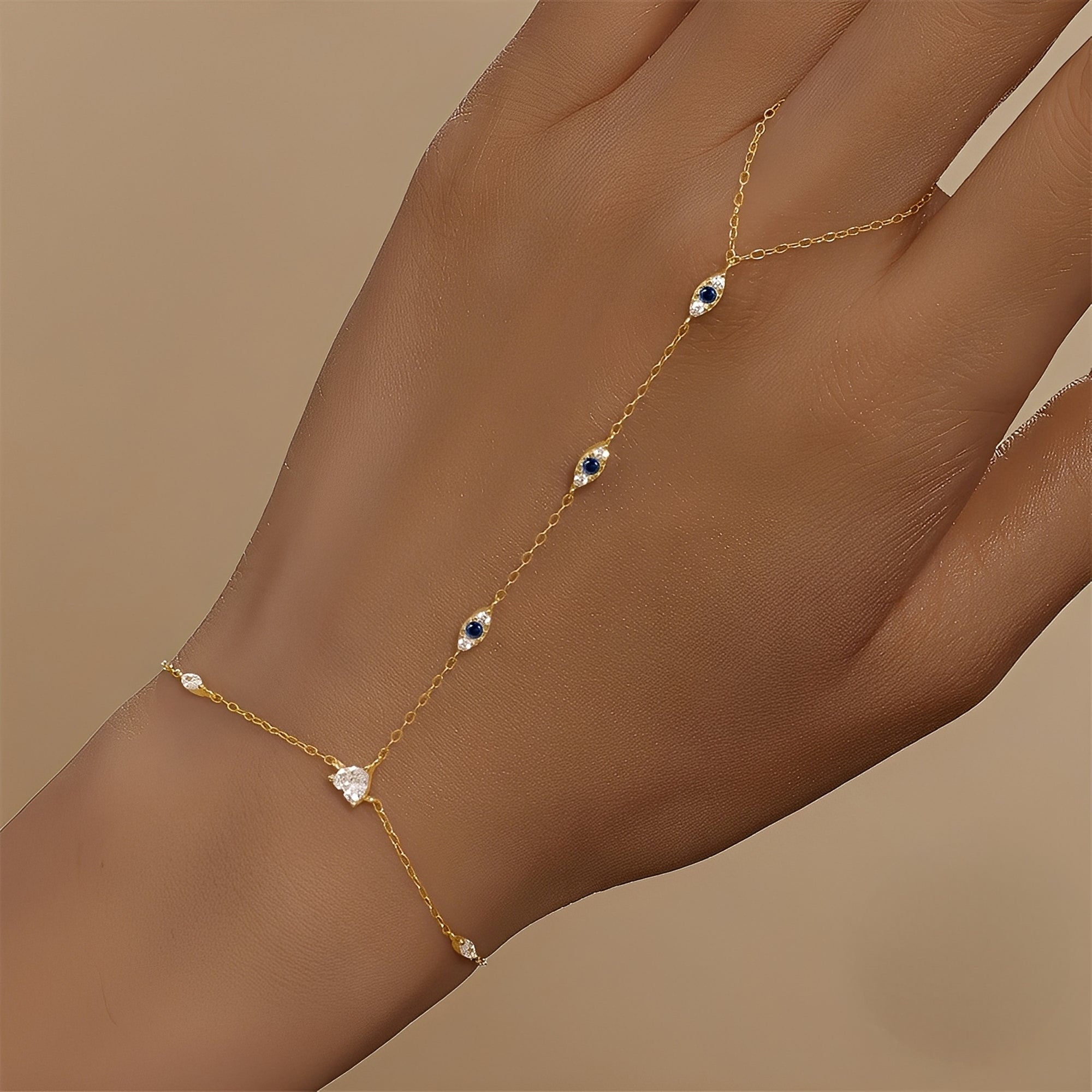 Milley – Doppelkettenarmband aus 925er Silber