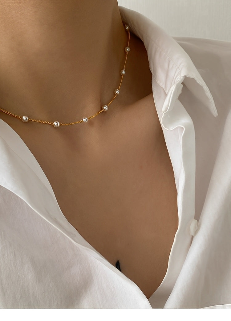 Noelia – Elegante Halskette mit kleiner Perle