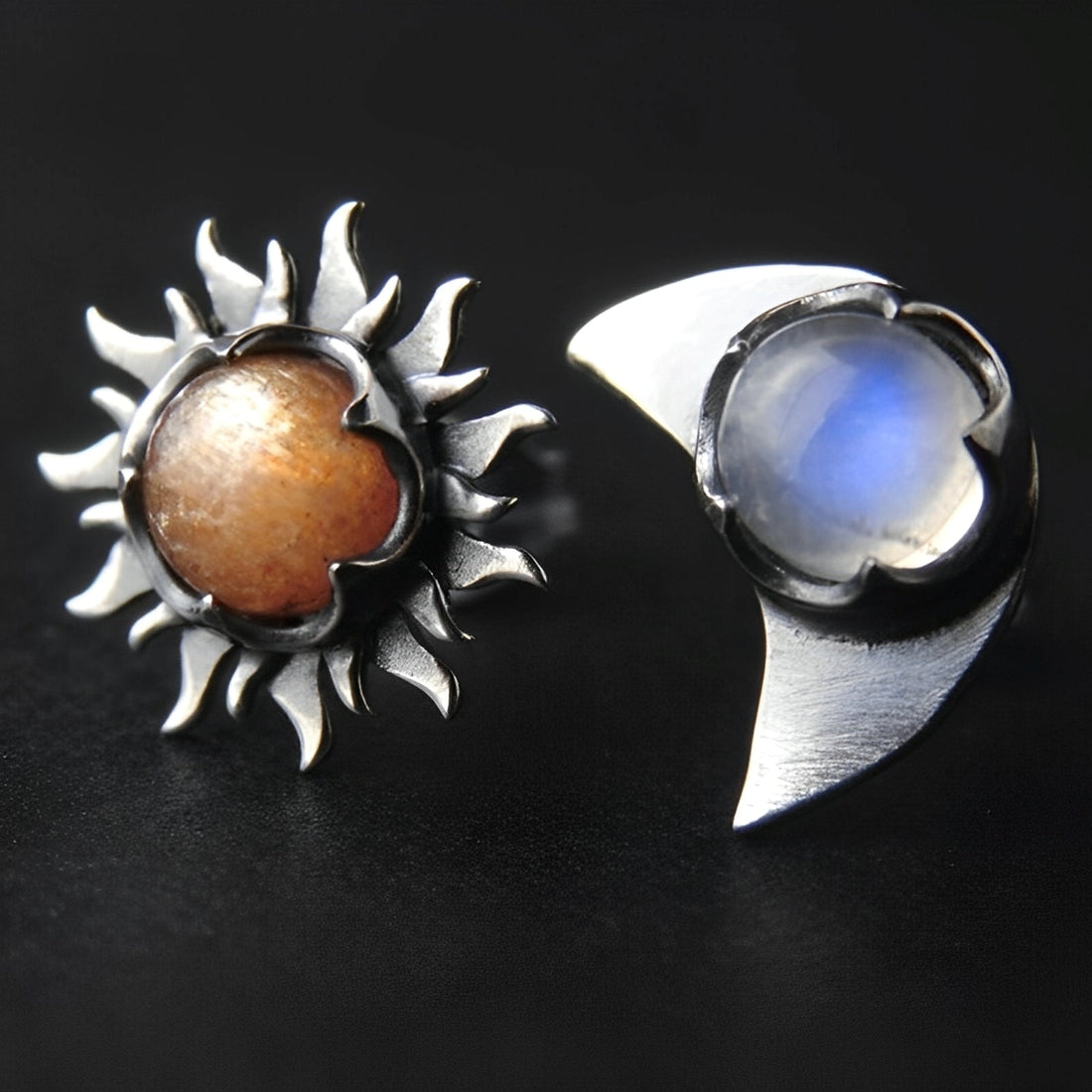 Marian – Sonne- und Mondohrringe