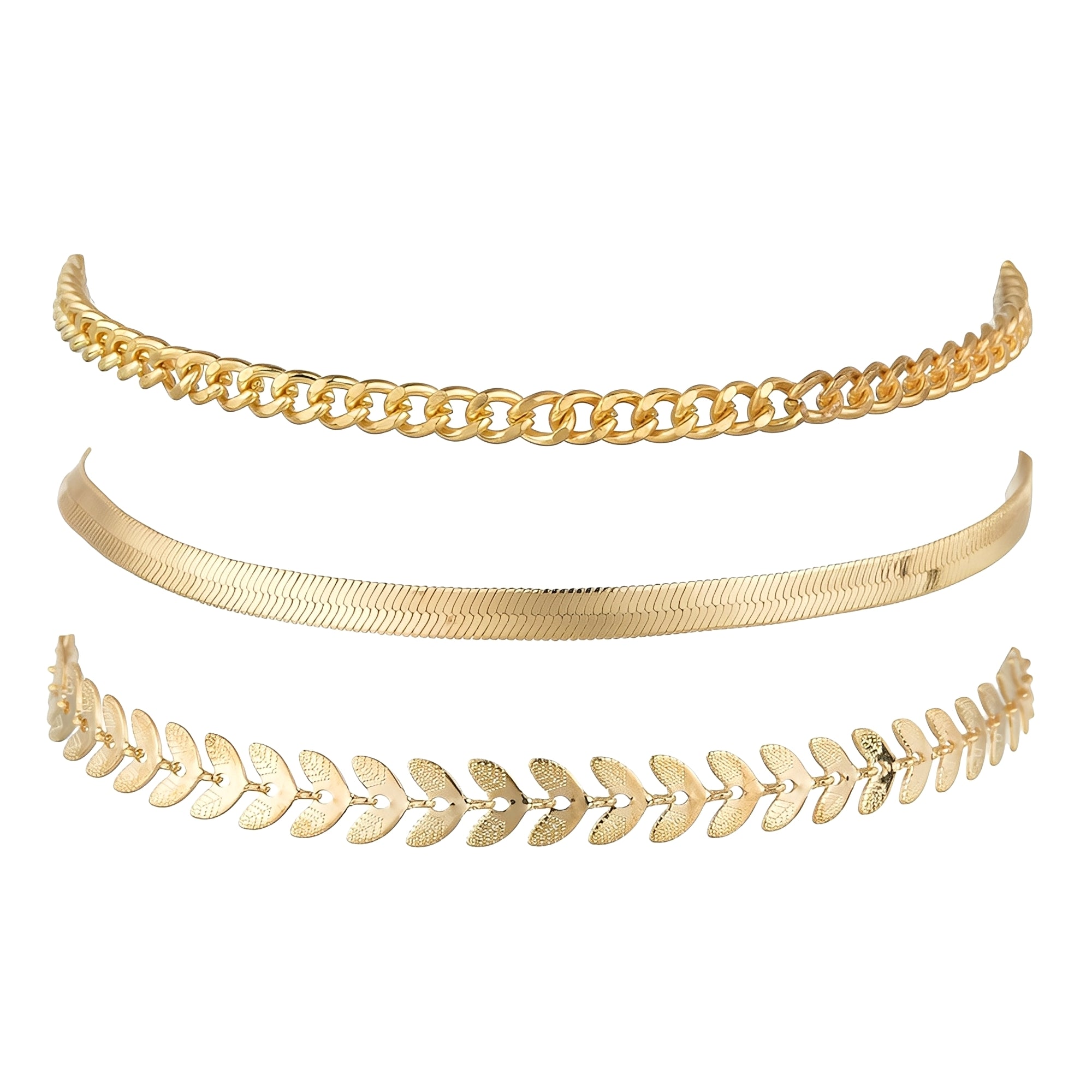 Odelia – Elegantes goldenes Fußkettchen
