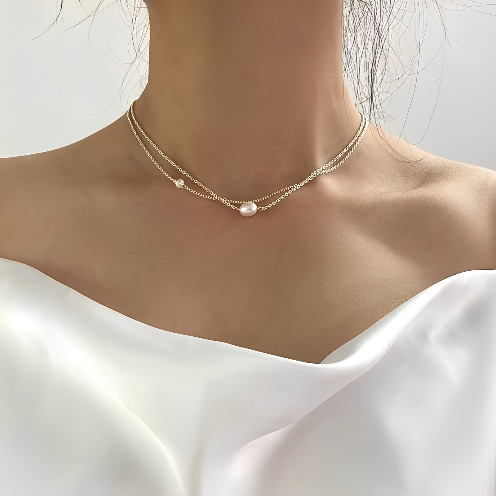 Marina – Süßwasserperlen-Halsband