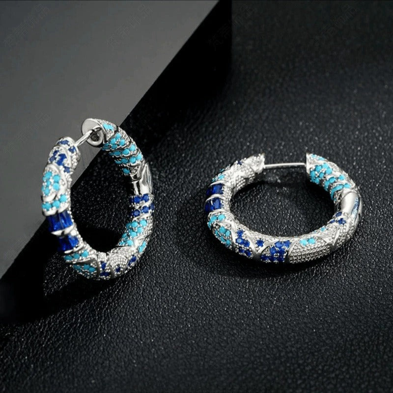 Naelle – Ohrringe mit blauen Zirkonia