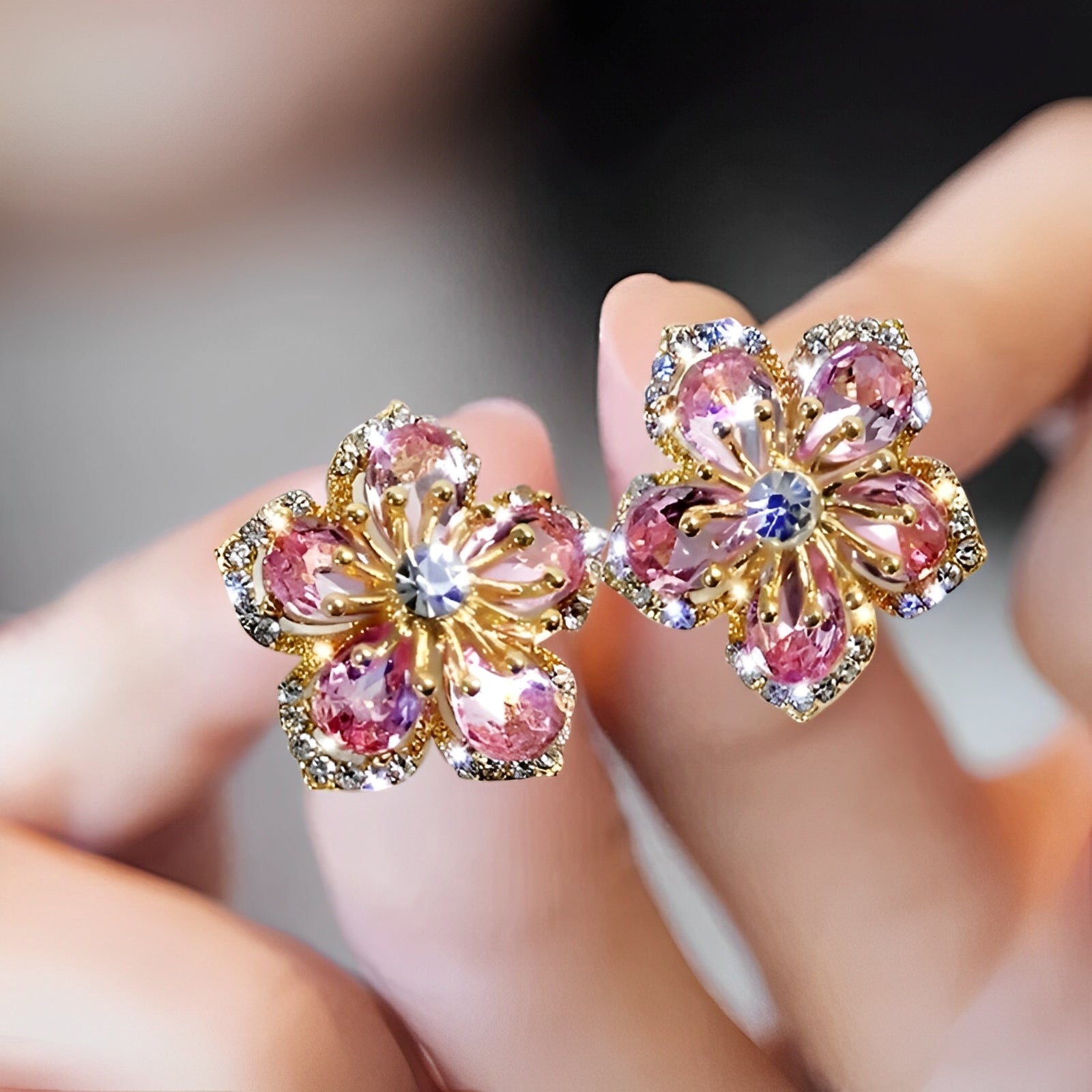 Callista – Ohrringe mit bunten Zirkonia aus Sterlingsilber