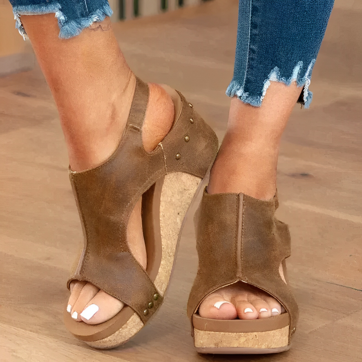 Marlene - Komfortable Keilabsatz-Sandalen für Damen