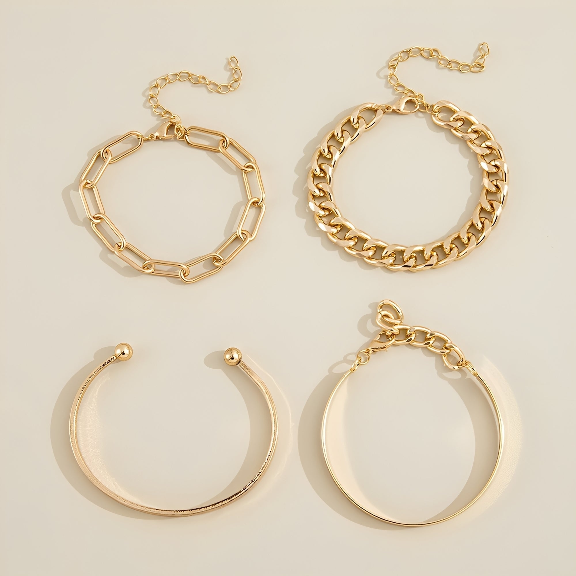 Elari – Set aus 4 eleganten Armbändern für das Handgelenk
