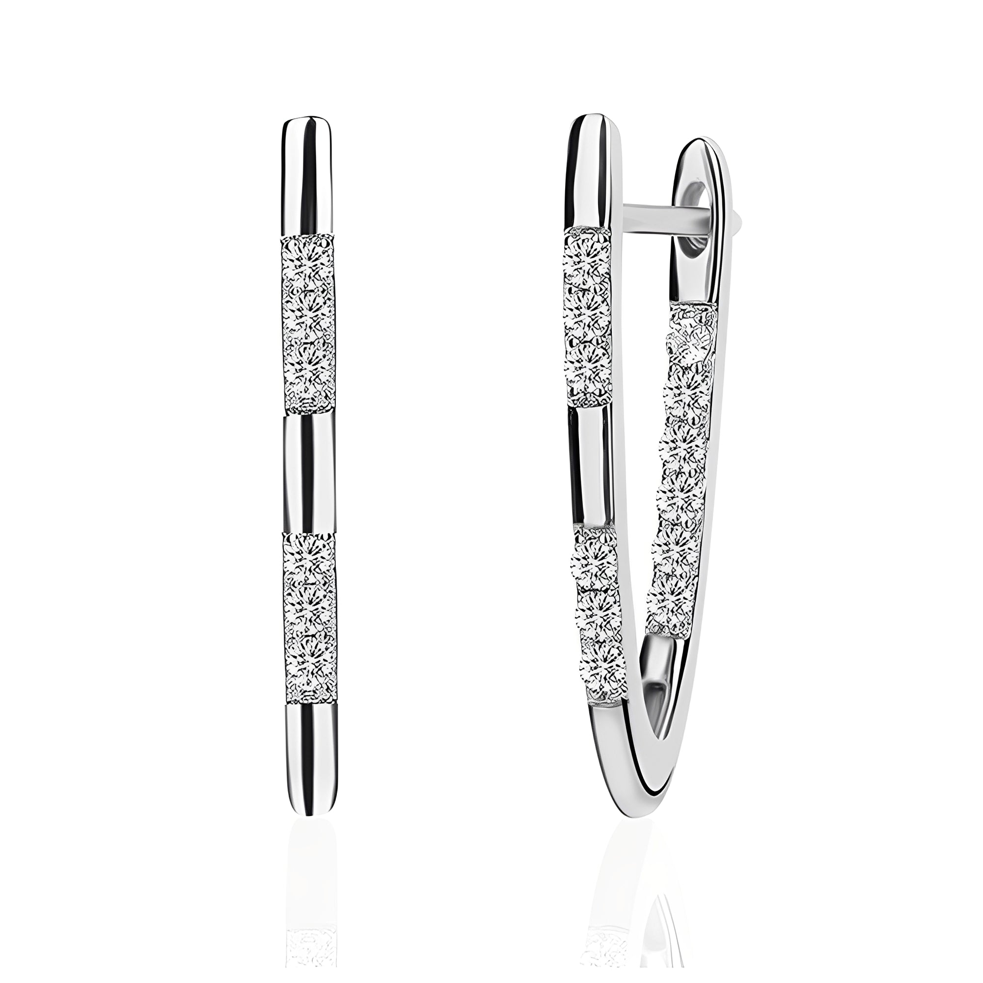 Cleah – Elegante Ohrringe aus goldenem Zirkonia