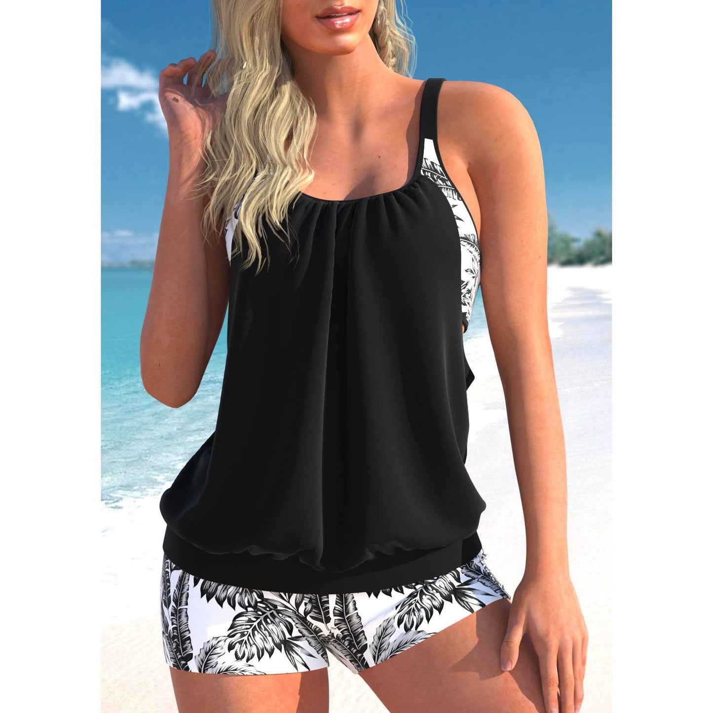Beatrice - zweiteiliger Damen-Tankini-Badeanzug