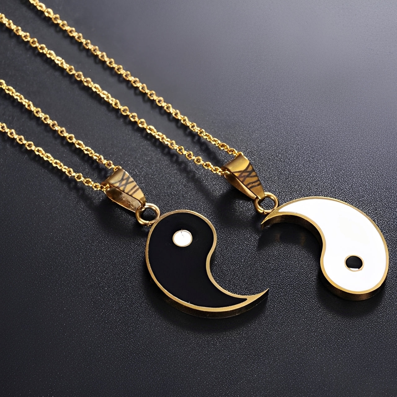 Tao – Trennbare Yin Yang-Halskette für Paare oder Freunde