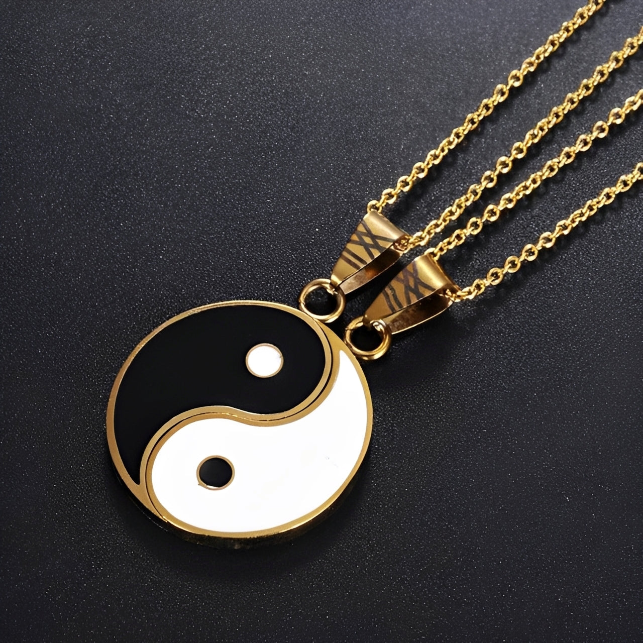 Tao – Trennbare Yin Yang-Halskette für Paare oder Freunde