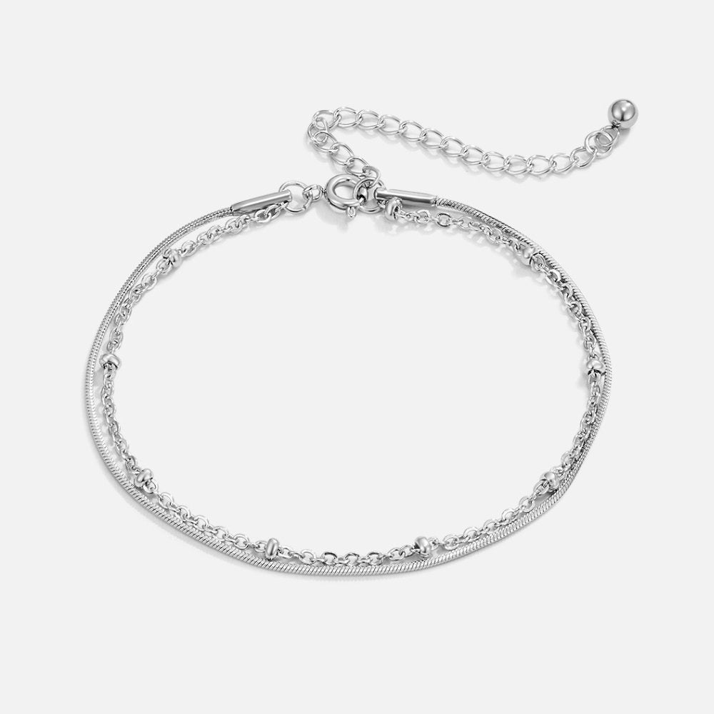 Oya - Mehrschichtiges Silberarmband