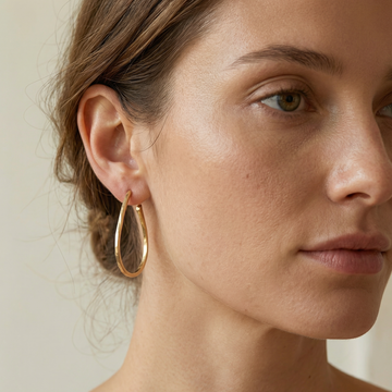 Livia – Elegante Vintage-Goldohrringe