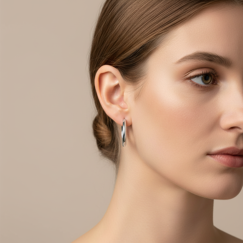 Celia – Elegante goldene Creolen