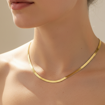 Naomie – Choker-Halskette aus Schlangenketten