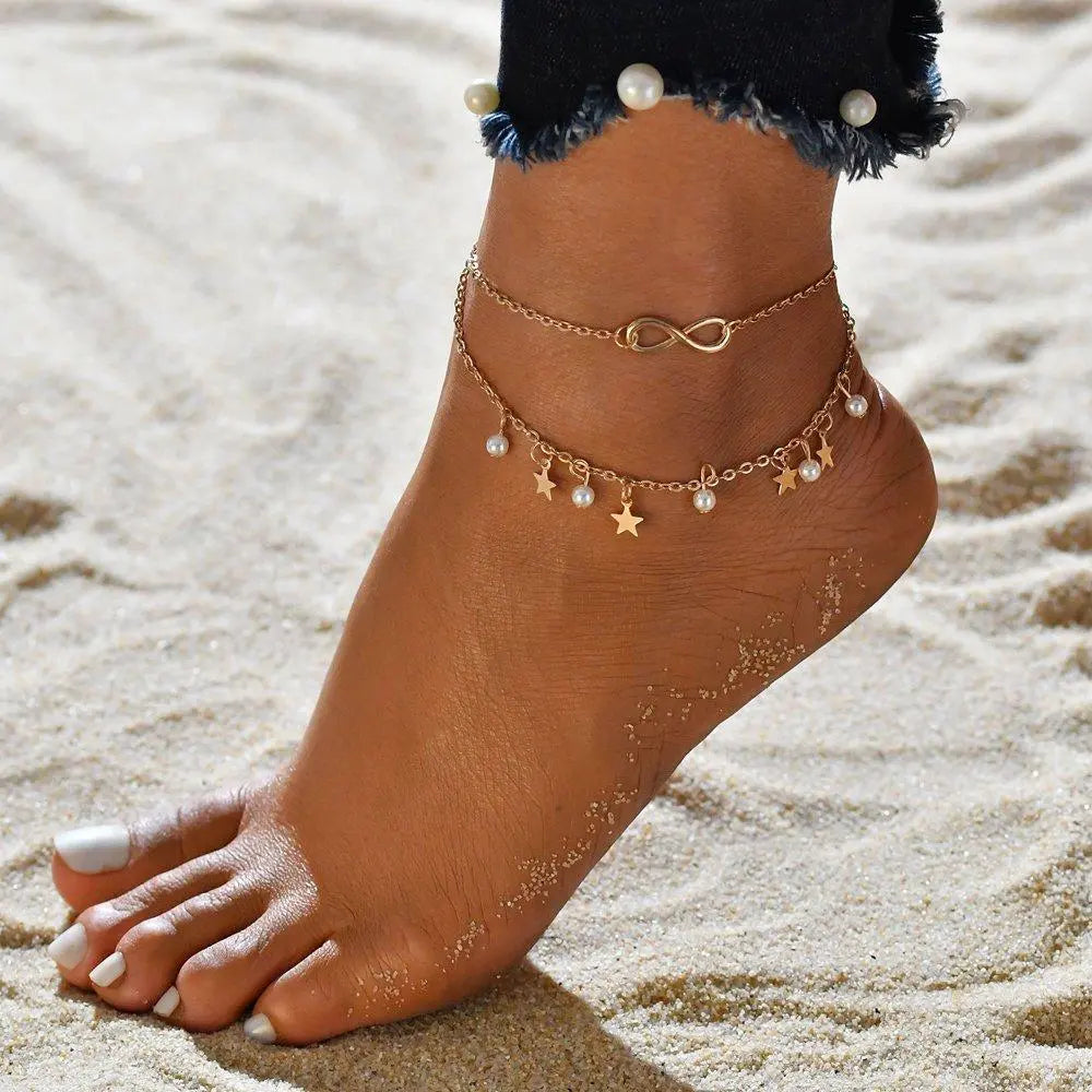 Lunara – Fußkette mit ewigem Glanz