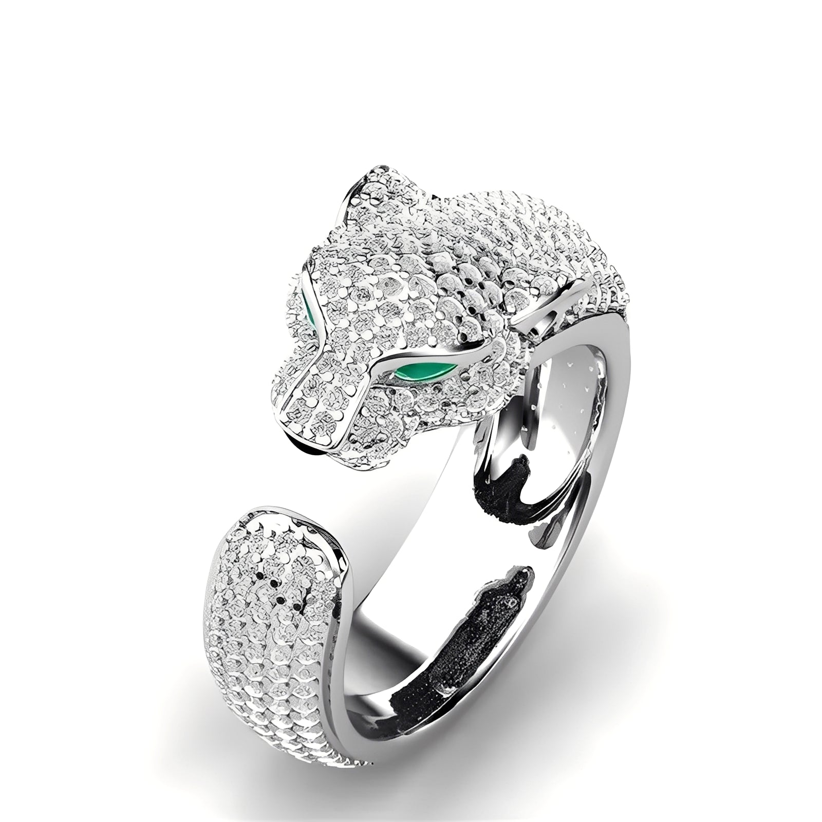 Mika – Verstellbarer Ring aus Roségold-Jaguar