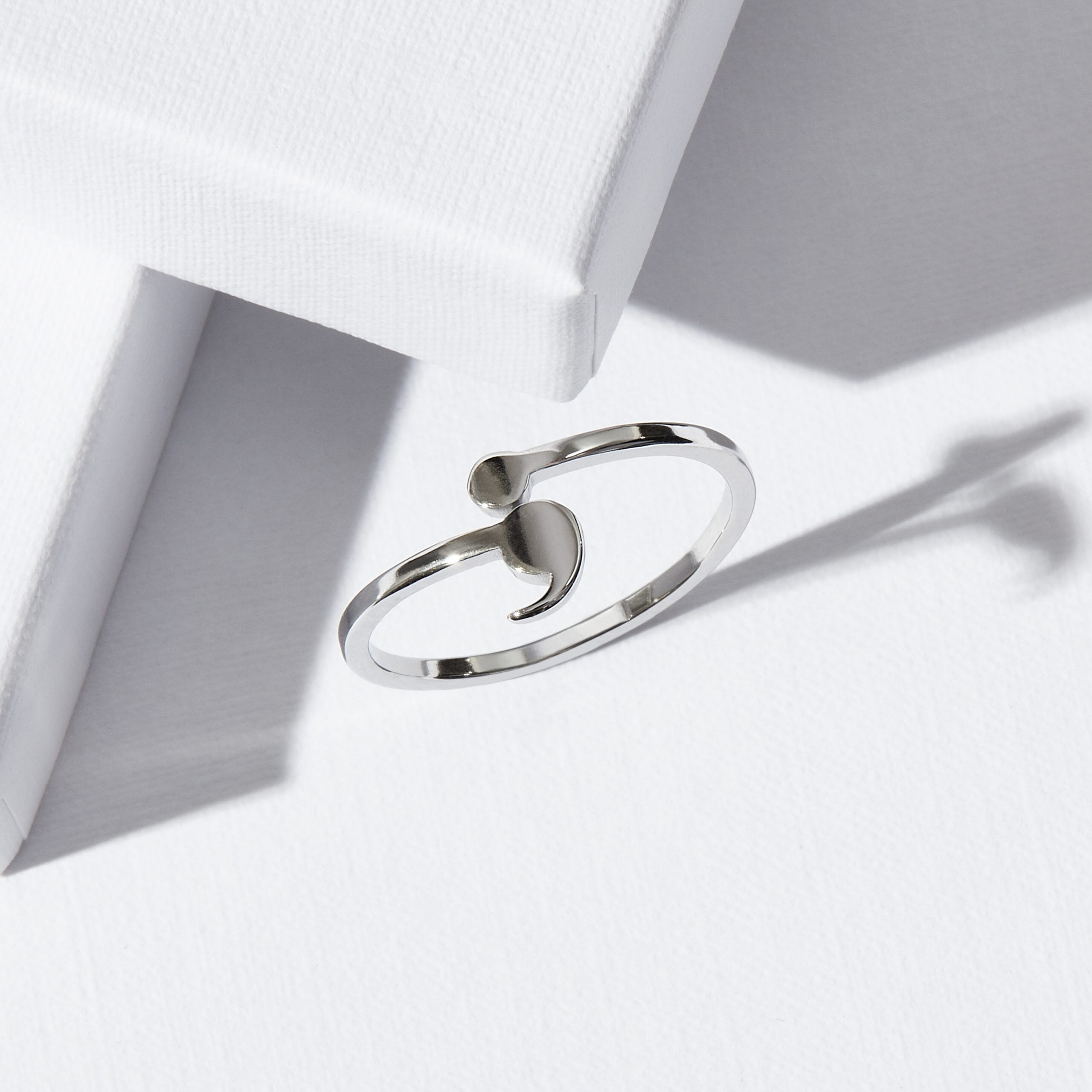 Zierlicher Semikolonring - Resilienzring